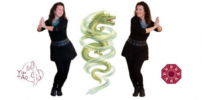 die schwimmende Drachin